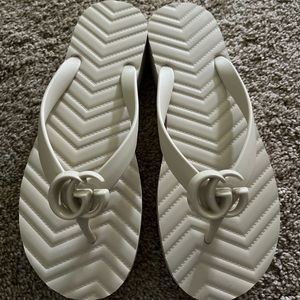 NIB Authentic Gucci Platform Flip Flops